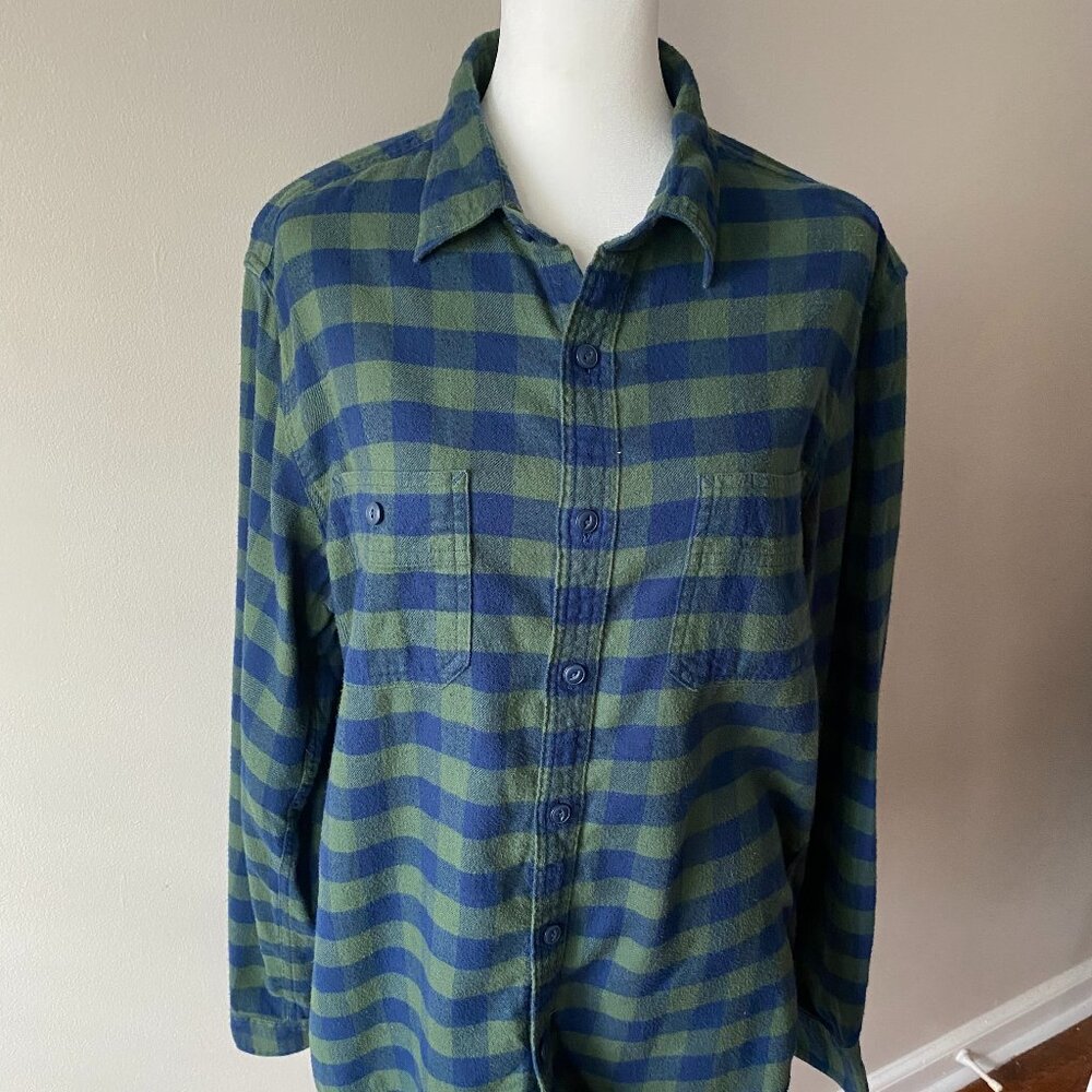 J.Crew Flannel Button-Up Collar Shirt - Size Medium (Men's)